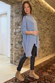 Paloma Oversized Grunge Knit Denim